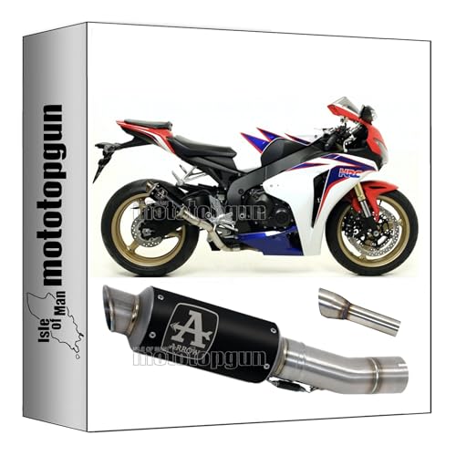 Pot echappement Arrow GP2 nichrom noir pour rouler sur circuit avec CBR 1000