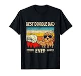 Best Doodle Dad Ever Goldendoodle Dog Dad Gift Father's Day T-Shirt