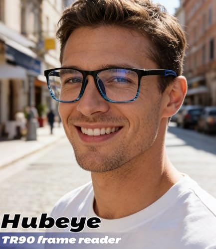 Image of TR90 Blue Light Blocking Reading Glasses with Adjustable Hinges, Cheaters | Flexible Sports Style, Lightweight, Digital Screen Reading, Computer and Office Work, Daily Casual Wear