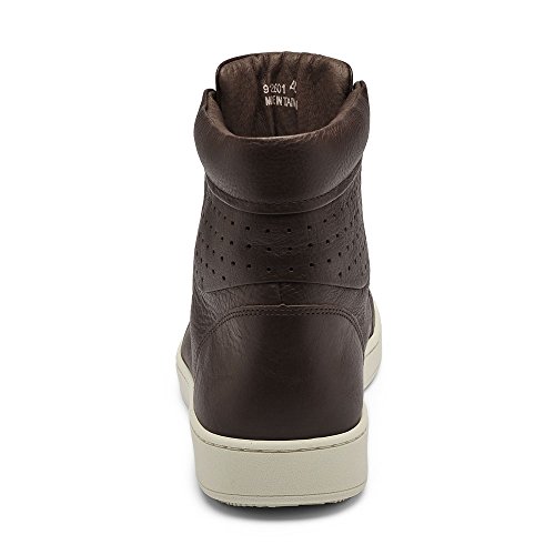 Image of TRAVEL FOX Unisex 900 Nappa Leather Round Toe Lace-Up High-Top Sneakers | Casual Shoes