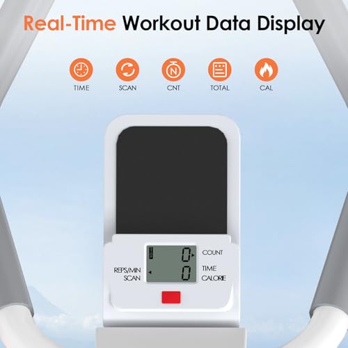 Image of Foldable Ab Machine, 5-in-1 Adjustable Ab Trainer for Home Gym, Full-Body Core Workout Equipment