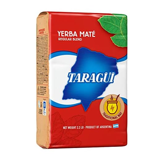 Taragui Roja 1 Kilo Yerba Mate With Stems