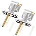 YOFMOO Fuel Petcock Valve Switch Compatible with Yamaha Banshee Big Bear Blaster Bruin Grizzly Moto-4 Kodiak Raptor Radian Road Royal Timberwolf Tri-Moto Warrior 21V 24500 24500 01 00 Pack of 2