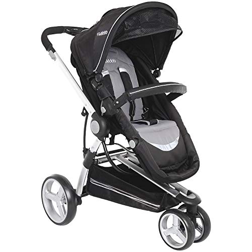 Carrinho Para Bebê Compass II Reversível Preto 0 até 13kg - Kiddo
