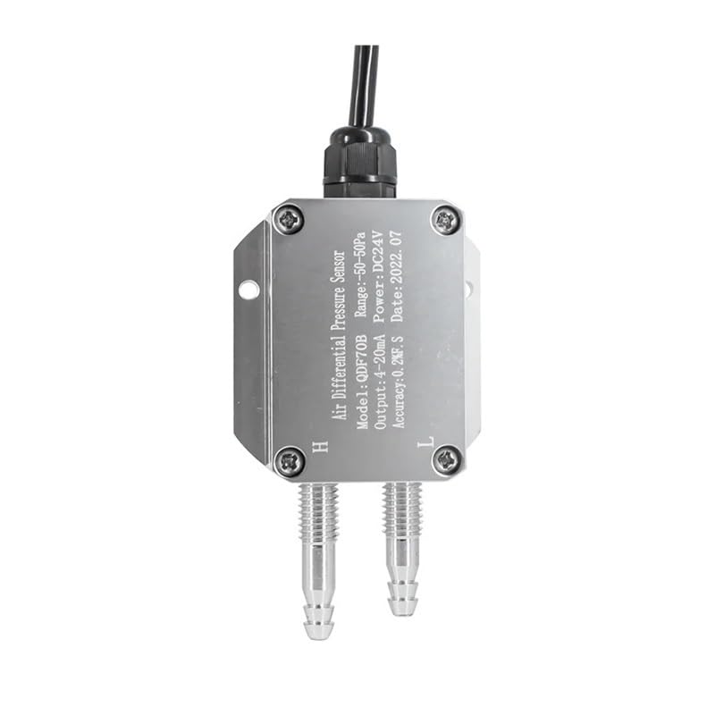 Transmetteur de pression différentielle d'air DC24V RS485 pour conduits - 6