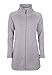 Produktbild ELKLINE Damen Fleecemantel Bestcondition | Strickfleece halblang leicht tailliert, Farbe:greymelange, Größe:48