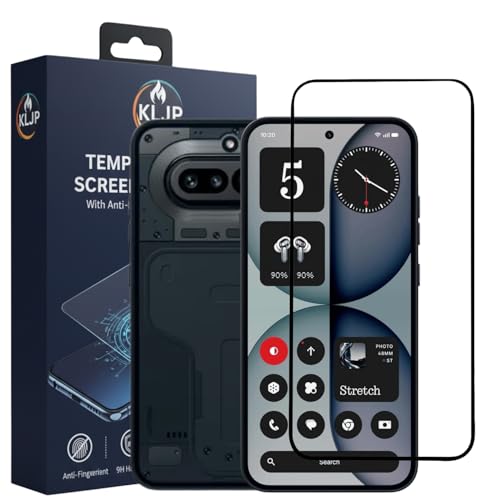 Image of Gorilla Tempered Glass for Nothing 4A (Pack of 1) With Installation Kit | Edge to Edge Coverage | Black