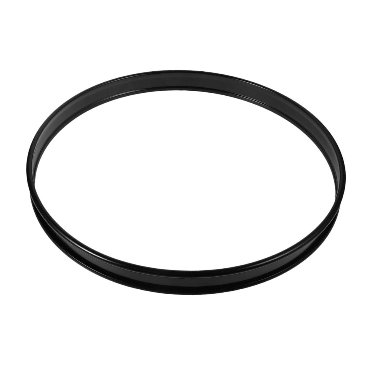 HANABASS Drum Mute Pads Pack Black Drumhead Muffler Rings for Sound Control Replacement Drum Hoop Protectors Easy Install for All Levels Drummers
