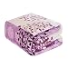 Qbedding Floral Queen All Season Ultra Soft Printed Microplush Blanket, Lily Leaves