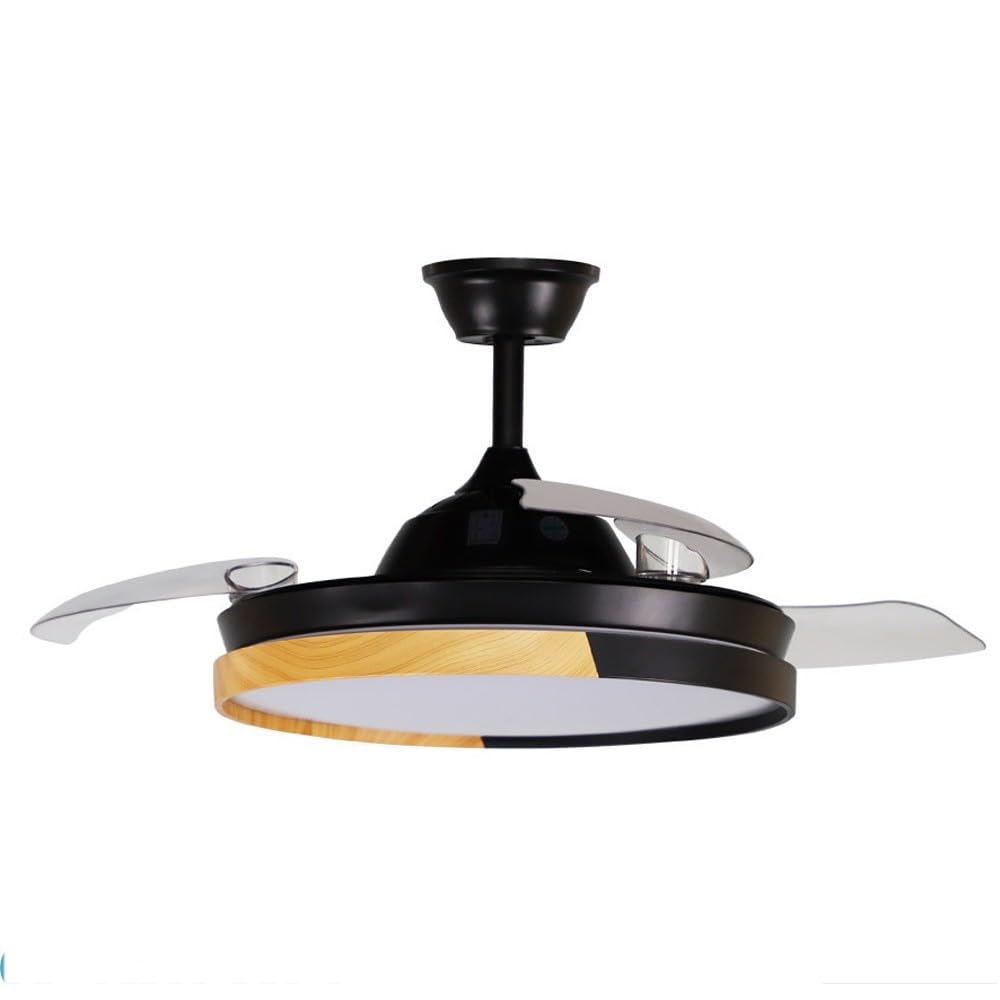 FABRILAMP AKUNADECOR Emperador Fan Black Motor Dc Led 3000-4000-6000k