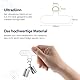 caslord Handyband Universal, Handy Lanyard mit 2 Stück Universelles Patch, Handyband mit Hülle kombinierbar, Einstellbar und Abnehmbar - Schwarz+Transparent