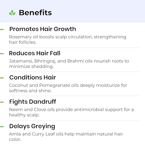 Avimee Herbal Rosemary Hair Oil | For Hair Growth, Hair Fall Control and Dandruff | 100% Pure & Natural | Mineral Oil Free | 100mL - Image 5