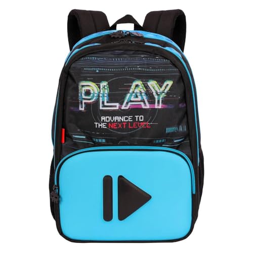 Mochila Sestini Escolar X Start Grande Azul e Preto