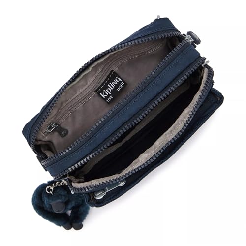 Image of Kipling Women's Abanu Multi Crossbody Bag, Lightweight, Adjustable Nylon Waist Pack with Multi-Compartment Zip Pockets