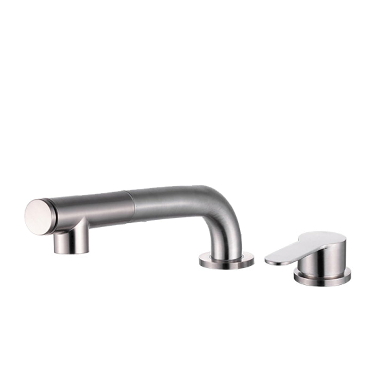 ZYCHSJXA Kitchen Faucet with Pull Out Hose, Brushed Silver