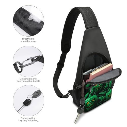 Mochila bandolera ligera para senderismo y viaje miniatura 4