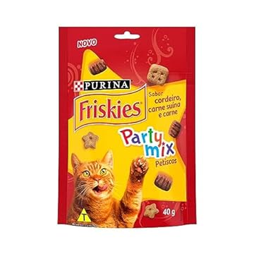 Purina Friskies Friskies Petiscos Mix Cordeiro Carne Suína E Carne 40G