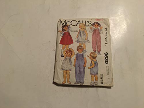 Toddlers Overalls Romper and Jumper OR SINDRESS Pattern Set