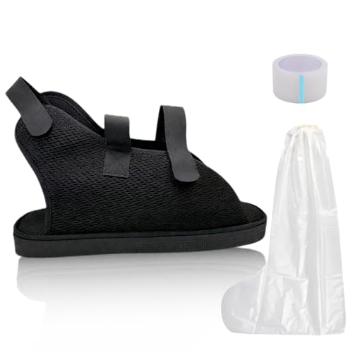 HLIWS Zapato de yeso para pies, Zapatos posquirúrgicos con correa ajustable, zapatos de fundición de protección de los pies, para restaurar fracturas de pie abiertos, reposapiés (Talla europea 40)