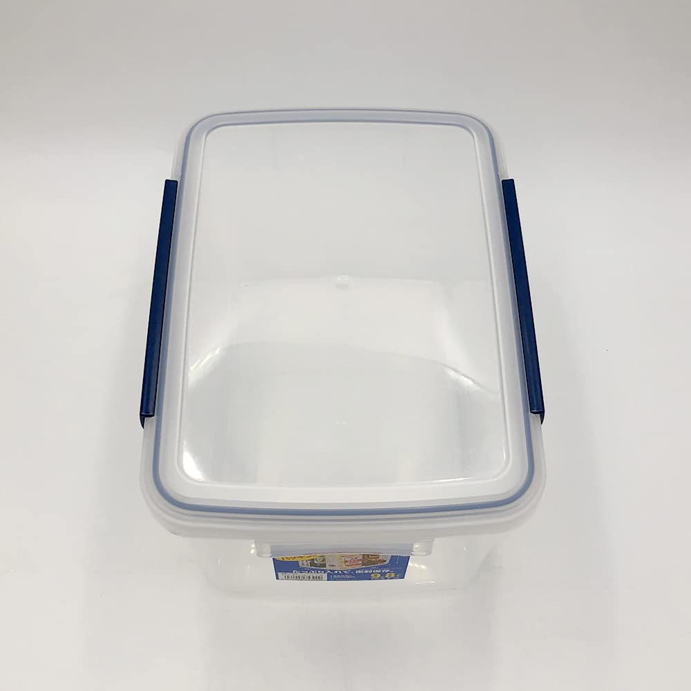 ???? Asbel A7539 Storage Easy Lift Lock Kitchen Box Visible Contents 2.9 gal (9.8 L) Clear Stackable
