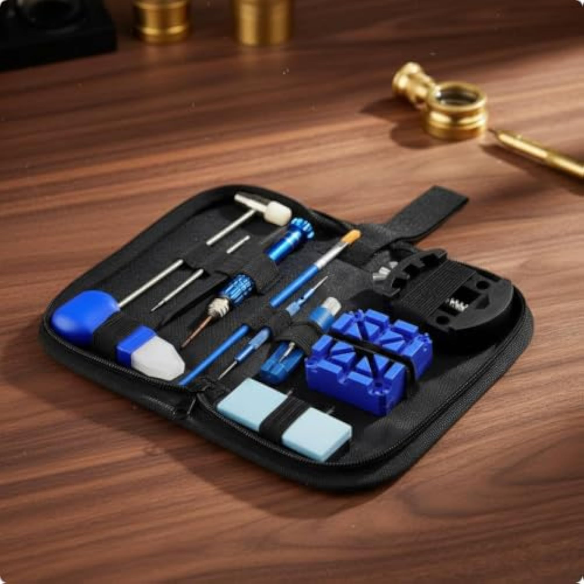 11-Piece Watch Repair Tool Set for Maintenance