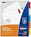 AVERY Insertable Tab Index Dividers (AVE11220), Multi Color