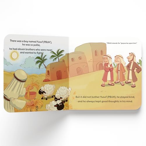 Image of First Quran Stories: Prophet Yusuf's (PBUH) Journey of Faith: An Illustrated Story Book for Kids About Prophet | Inspirational Islamic Story | Teaches Patience, Faith & Forgiveness | Ages 5+ [Select Learning]