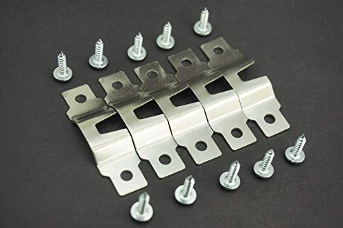 Image of Ochoos 10PCS /Lot Heavy Duty Stainless Steel Picture Frame Poster Hangers Wall Hanging & 20 Screw