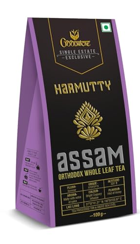 Image of Goodricke Harmutty Single Estate Assam Orthodox Whole Leaf Tea - 100 g (Pack of 3)