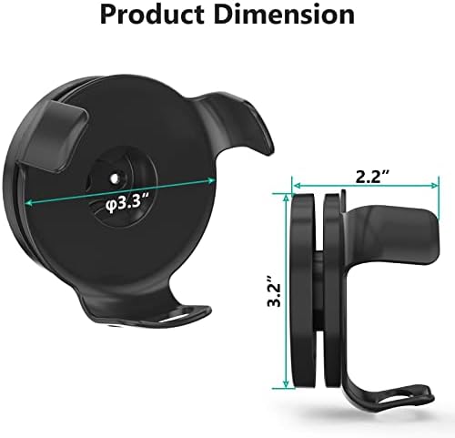 WALI Wall Mount for Echo Dot 3rd Generation, Speaker Bracket Holder with Cable Management for Dot 3rd GenerationSmart Home Speaker Assistant (SWM-EH-03B), Black