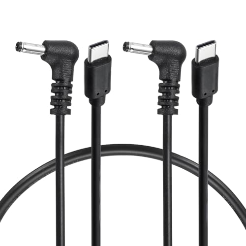 Cable USB C a CC para monitor MECCANIXITY de 60W y ángulo recto ideal para escritorios ordenados
