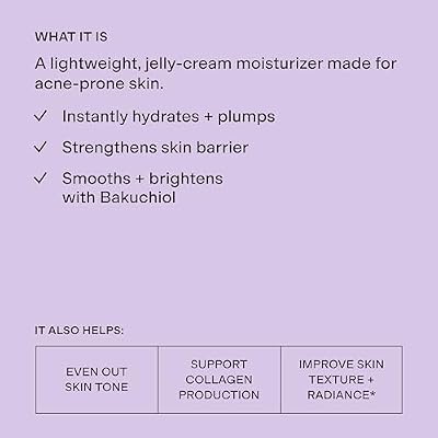 CLEARSTEM - HYDRAGLOW Stem Cell Moisturizer - Bakuchiol + Squalene - Youthful Skin Face Moisturizer - All Skin Types - Facial Skin Care Products - Gluten Free, Cruelty Free - 2 fl oz / 60ml