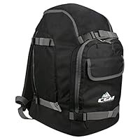 CGM Unisex Full Rucksack für Stiefel, Schwarz