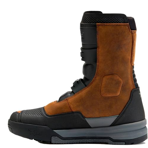 Bottes de moto XPD etanches X-Adventure Mid H2Out marron taille 46