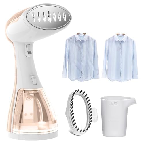 Image of Handheld Portable Steamer for Clothes - 1350W Clothes Steamer Hand Held | 300ML Large-Capacity Iron, 15S Fast Heat-Up, Easily Remove Wrinkles for All Fabrics, Make Garment Soft & Smooth in Travel