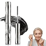 Mascara für ältere Frauen, 2026 Neu Metal Mascara mit Metallbürste, 3D Curling Eyelash Iron, Wasserfest Iron Eye Mas cara Volumengebende Wimperntusche Schnell Trocknend und Wischfest (1PC)