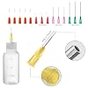 30ml Glue Bottles with Blunt Needle - Precision Tip Squeeze Applicator Dispenser Bottle for Dispensing or Refilling Oil, Liquids, Paint, Quilling Craft