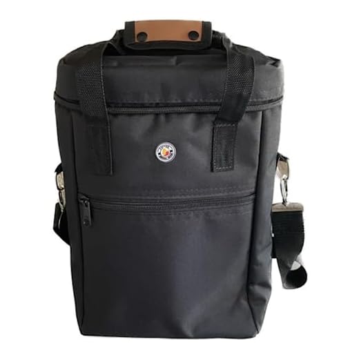 Bolsa Termica Mala para Levar Vinho Wine Bag Cooler para 4 Garrafas de Vinho ou 2 Garrafas e 2 Taças