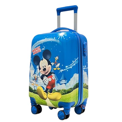 Image of 20 Inch Kids Suitcase with 4 Wheel Travel Trolley Bag (4 Day Trip) (Design-5, 20 INCH)