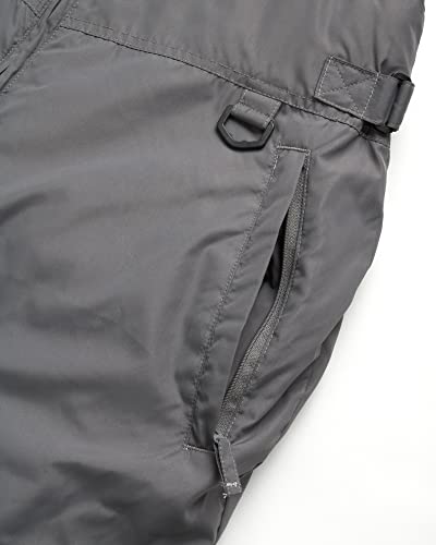 Arctic Hero Men’s Snow Bib – Insulated Waterproof Snow Pants Ski/Snowboard Overalls (S-2Xl), Size X-Large, Grey #TOP3