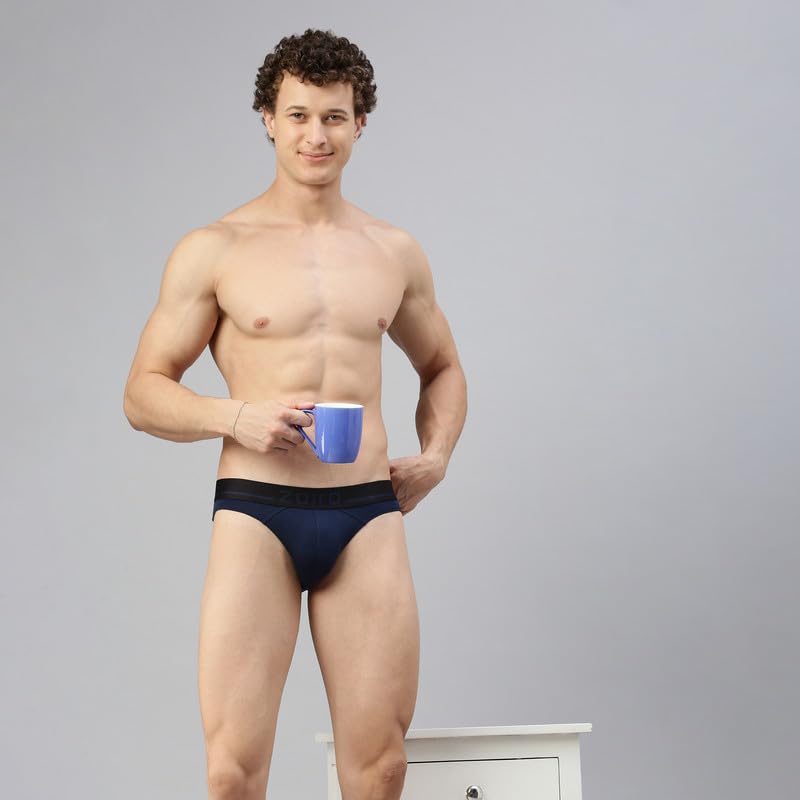 Image of Zoiro Modal Cotton Soft Men's Brief (Combo Pack) |Colour's May Vary