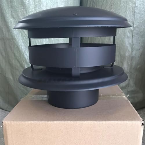 Sombrerete para chimenea anticorrientes extractor de humos para estufas con antilluvia 2