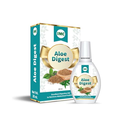 IMC Aloe Digest -30ml | Enriched with Rare 5 Extracts Aloe Vera, Menthol, Ajwain Oil, Kapoor and Saunf Oil