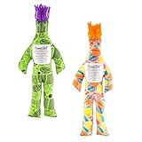 Dammit Doll - Funny Stress Relief Gag Gift, Random Color - for Anger & Frustration Relief - White Elephant or Emotional Support Doll for Adults & Women - 2 Count