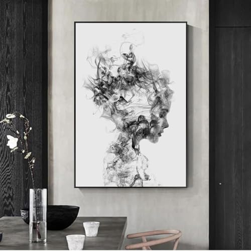 Décoration maison moderne avec ce duo d'affiches de femmes abstraites - 4