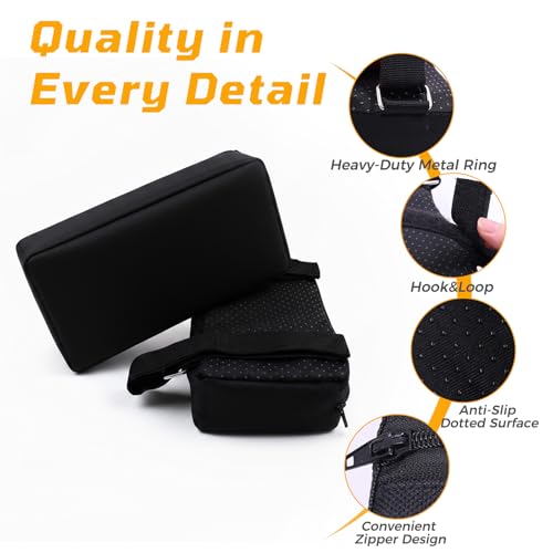 J Bryant Hack Squat Shoulder Pads 2 PCS β Thick Foam Cushion with Adjustable Straps, Reduce Shoulder Pressure, Compatible with Most Hack Squat & Leg Press Machines