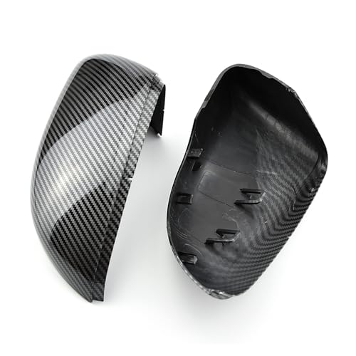 Cache rétroviseur Golf 6 noir carbone protection miroir
