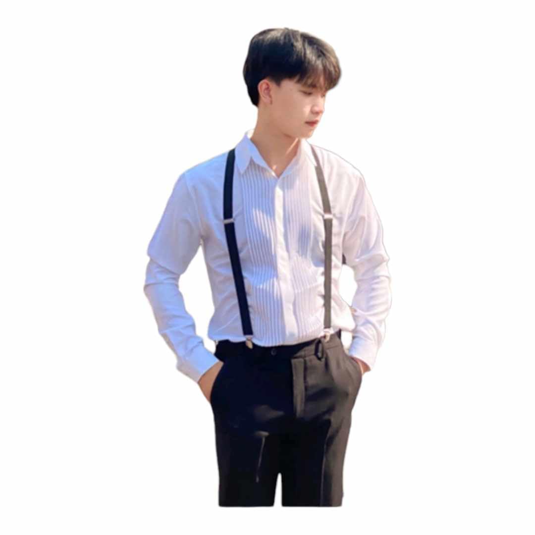 Traz suspender pants for men and girls (black)