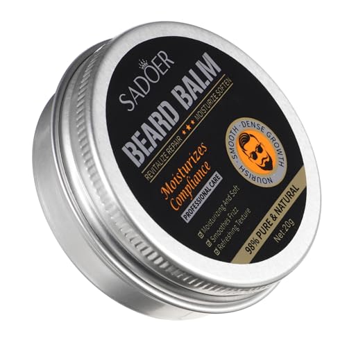Didiseaon Bálsamo Para El Cuidado De La Barba Crema De Afeitar Barba Para Después Del Sellos De Tira Barba Nutritiva Tira De Sellado De Sellador Decoración De Caña Ver Pegar Black
