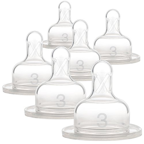 Dr. Brown's Original Wide-Neck Nipple, Level 3 (6m+), 6-Pack - //medicalbooks.filipinodoctors.org